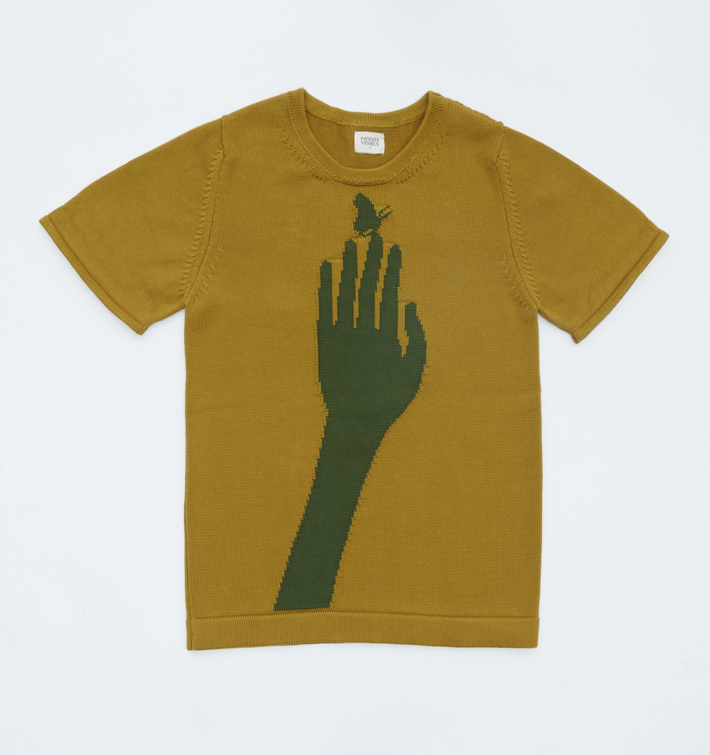 INTARSIA KNIT T-SHIRT