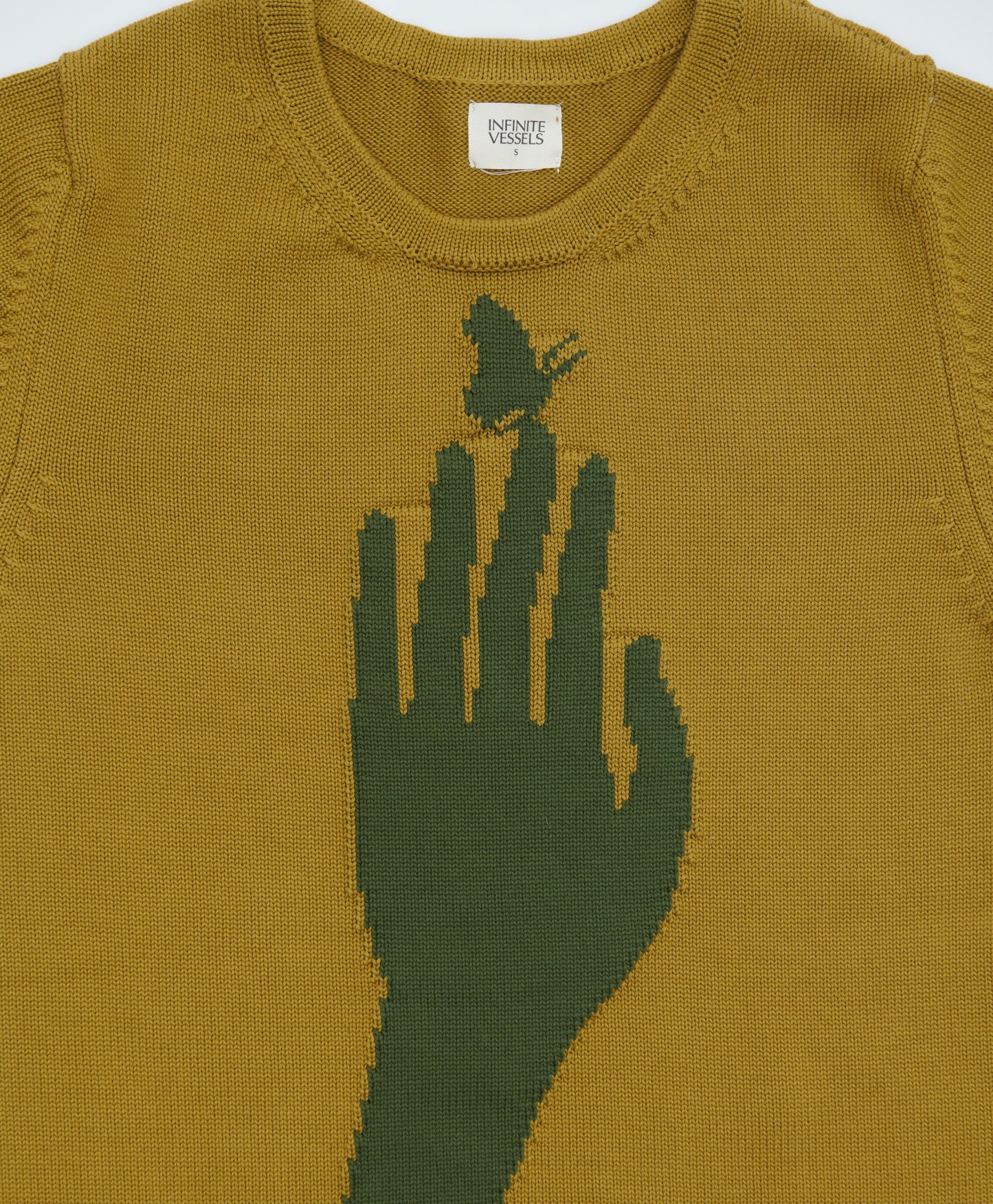 INTARSIA KNIT T-SHIRT