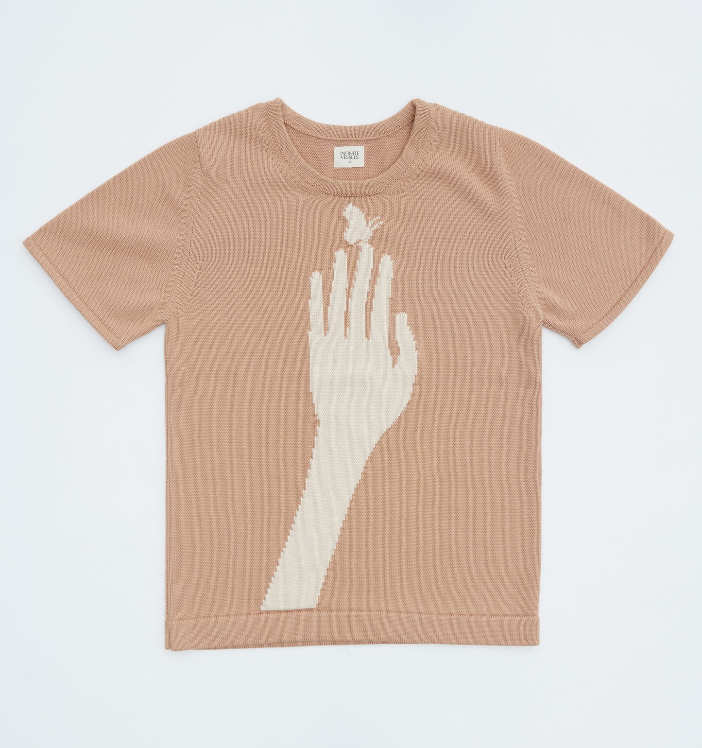 INTARSIA KNIT T-SHIRT
