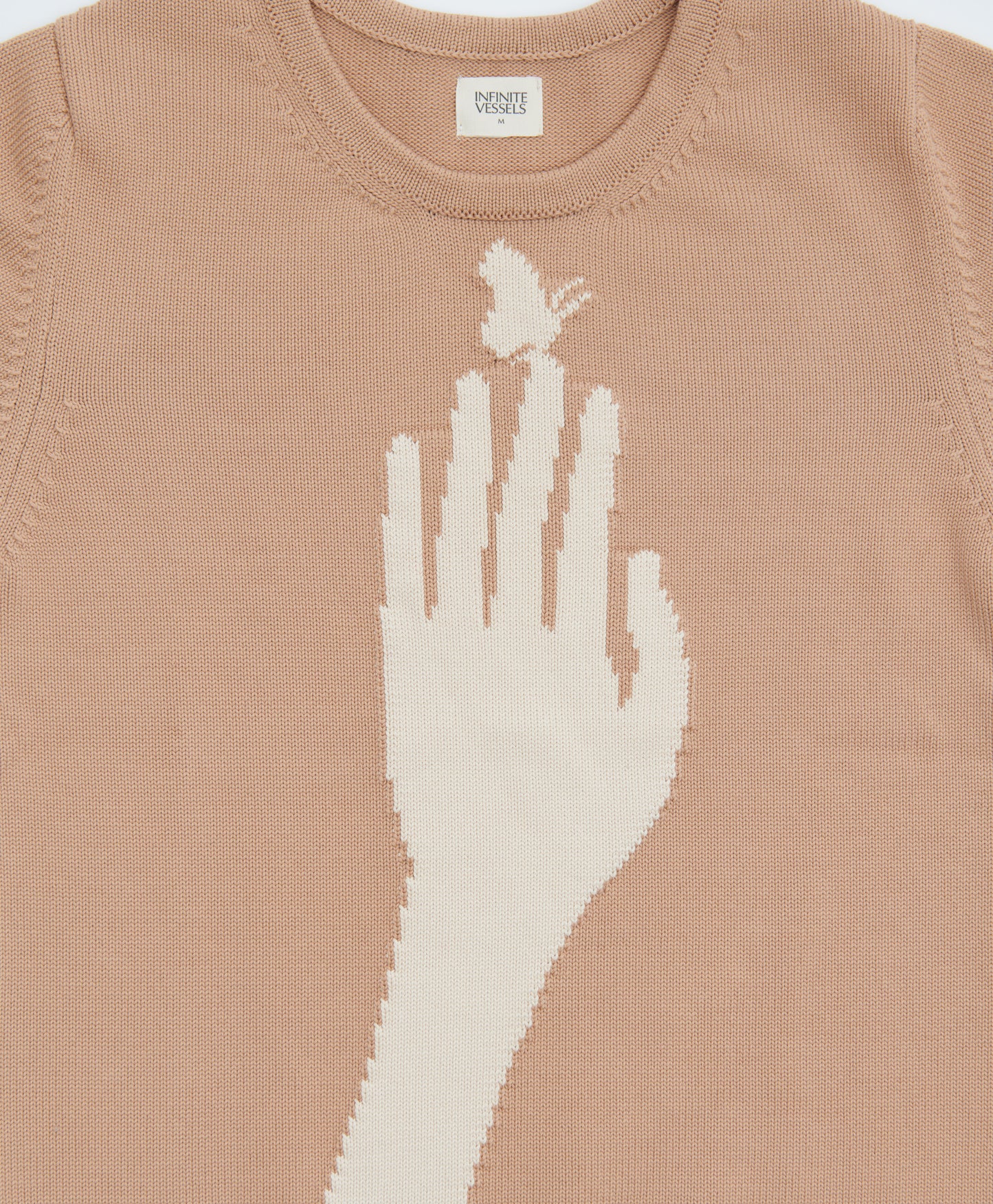 INTARSIA KNIT T-SHIRT