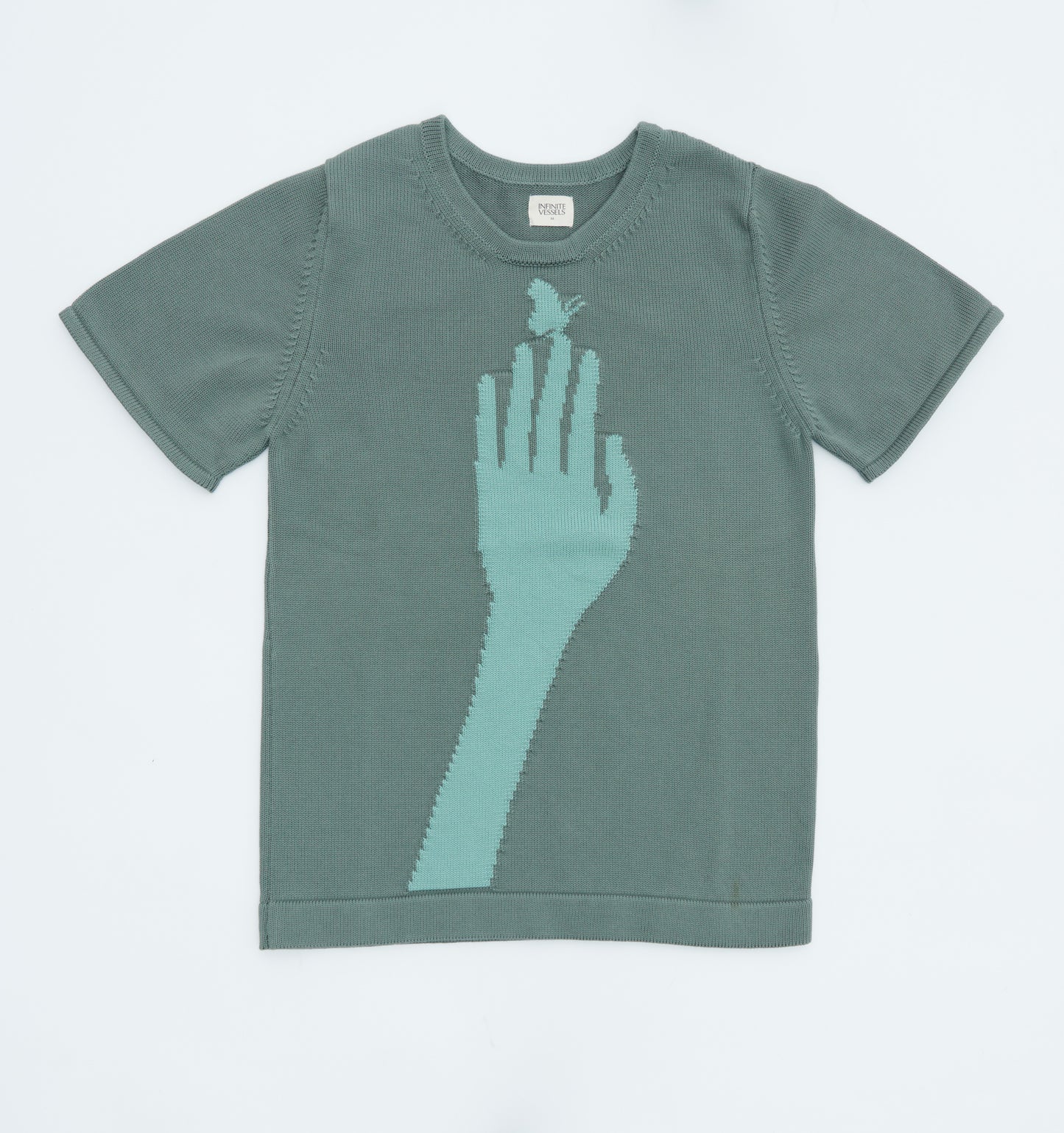 INTARSIA KNIT T-SHIRT