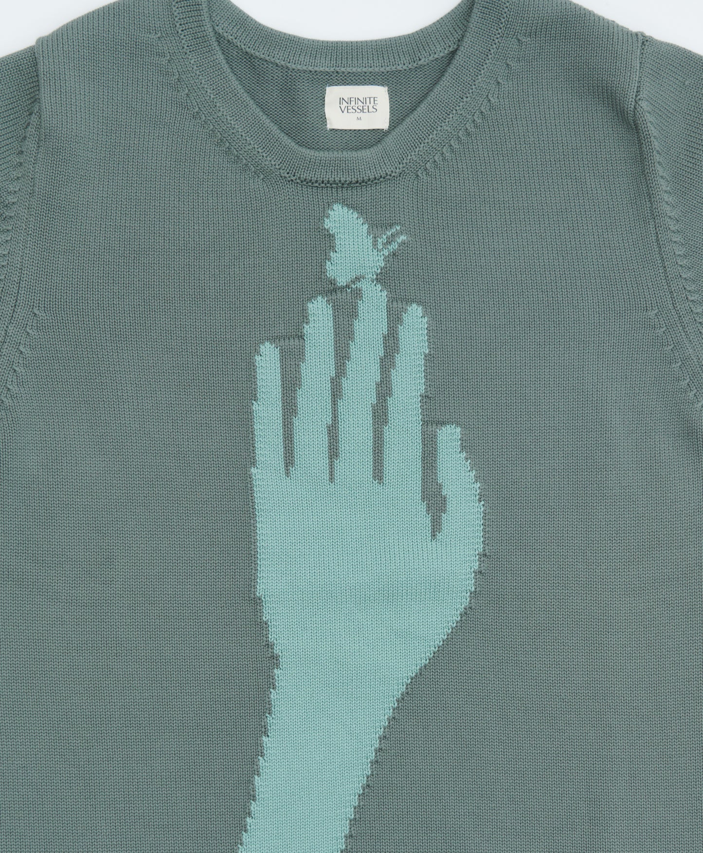 INTARSIA KNIT T-SHIRT