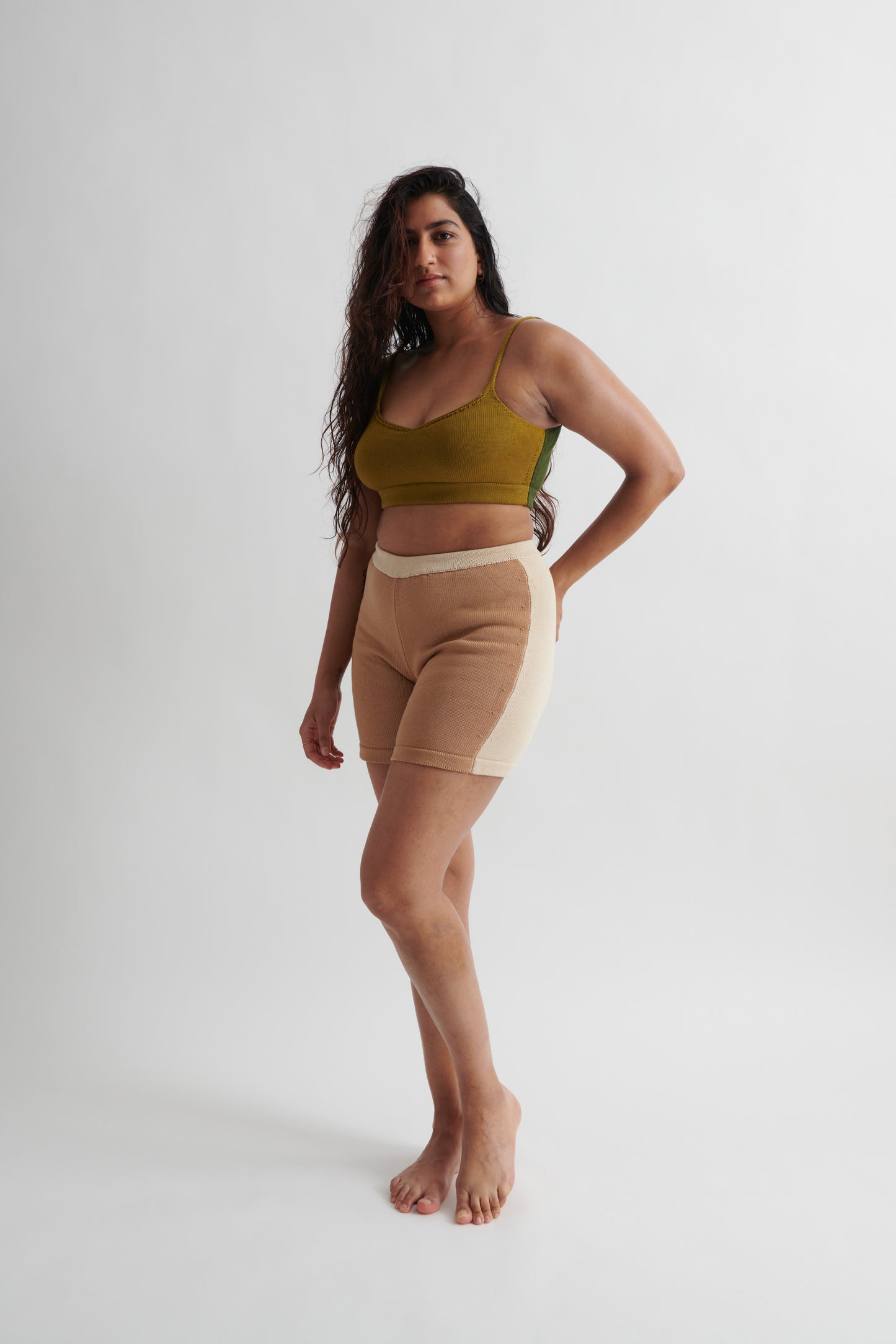 COLORBLOCK BIKE SHORT