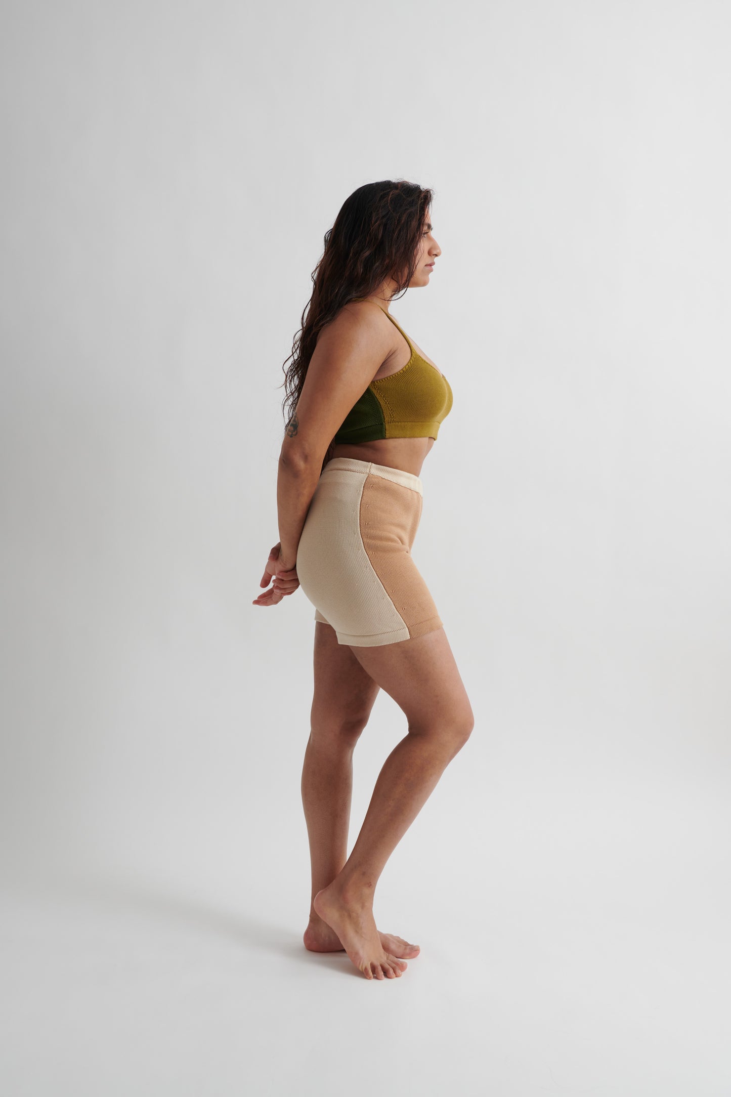 COLORBLOCK BIKE SHORT