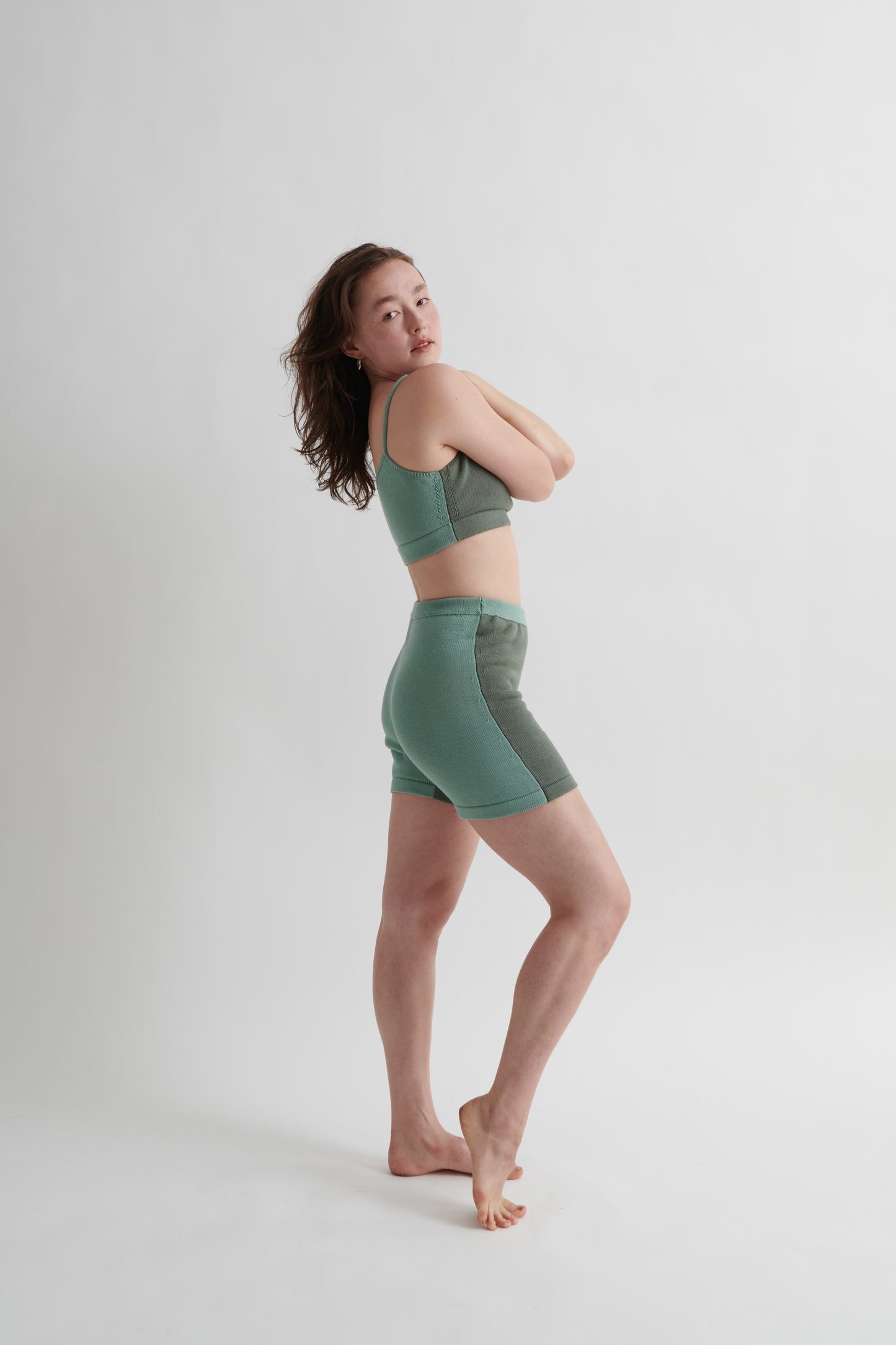 COLORBLOCK BIKE SHORT